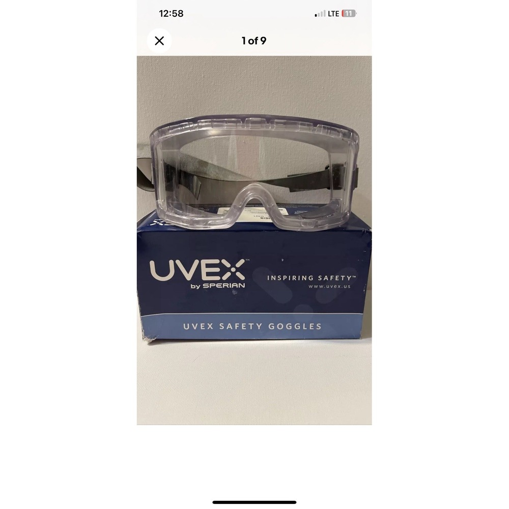 Uvex by Honeywell Panoramic Lens Eye Safety Protection Clear Body One Size S345C